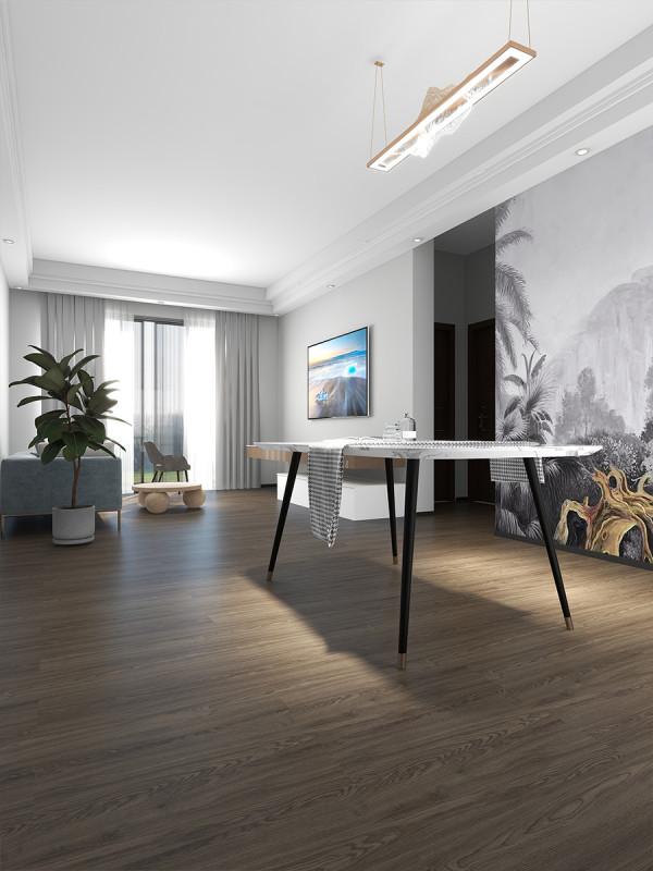 原木風的家裝的精髓，濃縮在這spc地板裡啦