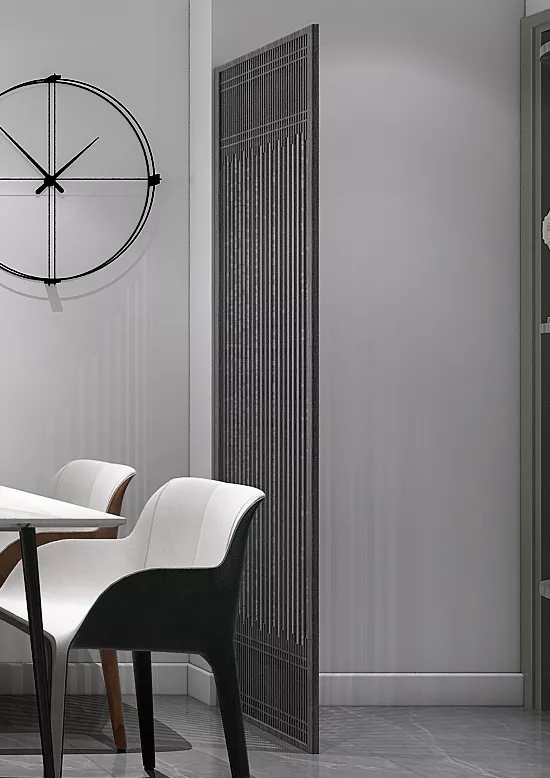 融信雙杭城 | 低飽和度的配色與木飾面的溫潤質感的融合