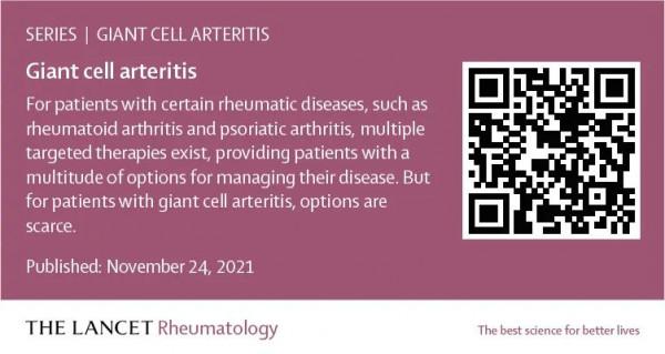 柳葉刀-風溼病學 | 鉅細胞動脈炎:“一刀切”並不適合所有人 柳葉刀-風溼病學 | 鉅細胞動脈炎:“一刀切”並不適合所有人