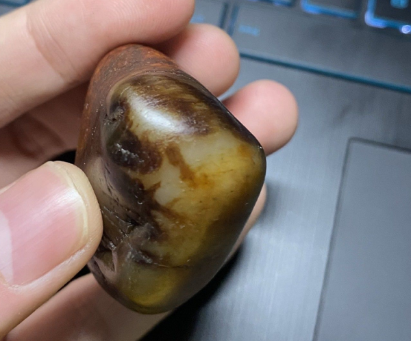 真皮籽料，混僵料，久盤看看