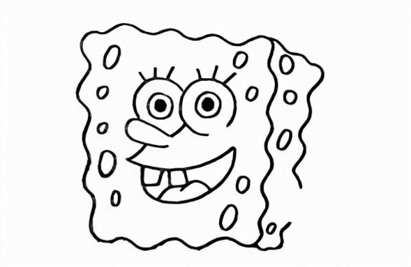 如何畫海綿寶寶