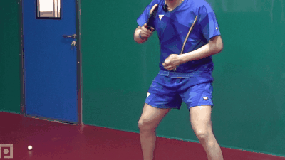 掌握假動作削球技巧，正手不僅削出不同旋轉，還讓對手傻傻分不清