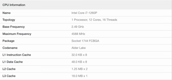聯想新一代輕薄本曝光：搭載 12 代酷睿 i7-1260P，4 大核 + 8 小核