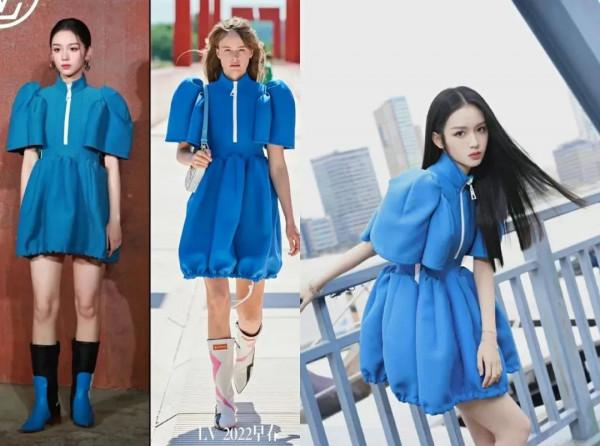 村花楊超越穿LV了？造型甜美可愛！迪麗熱巴鄧紫棋卻走帥氣路線