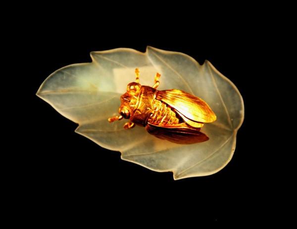 江蘇出土500年前的“金蟬玉葉”,純金打造,專家:國寶級文物 江蘇出土500年前的“金蟬玉葉”,純金打造,專家:國寶級文物