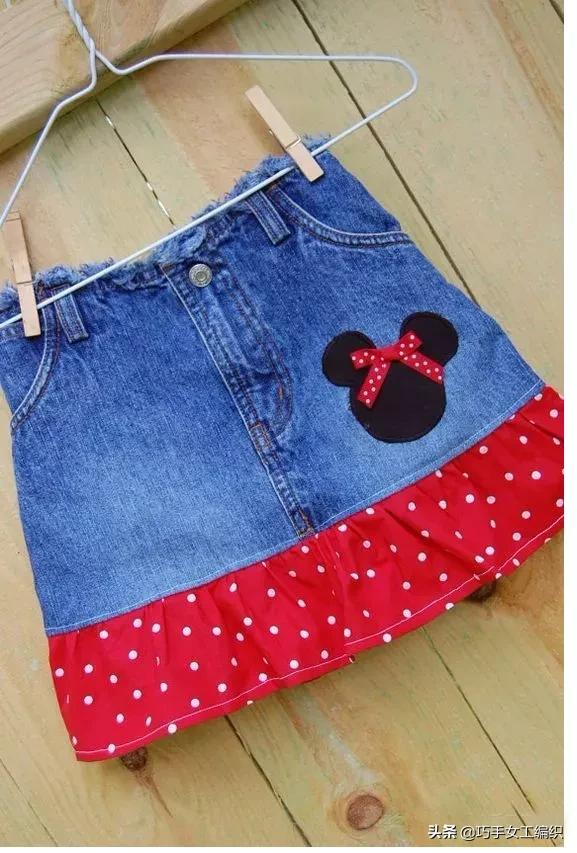 孩子的衣服不用買，幾條舊牛仔褲改造，穿都穿不完！（附教程）