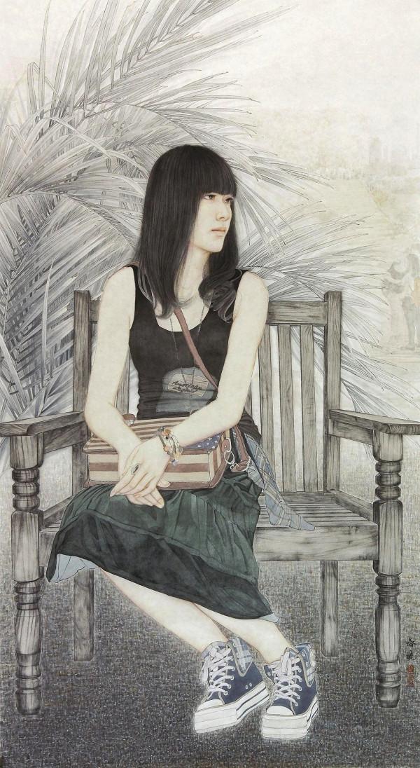 時尚的女人&mdash;&mdash;畫家範春曉現代工筆女性繪畫作品