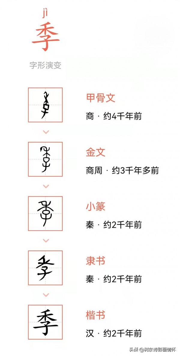 樹東說文解字&OpenCurlyDoubleQuote;季&rdquo;，漢語成語&OpenCurlyDoubleQuote;伯仲叔季&rdquo;代表兄弟長幼的次序？