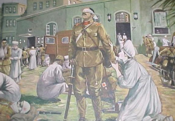 日本投降，士兵回國後，妻子是用什麼方式迎接的？