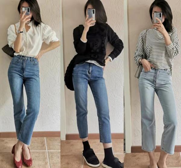 40歲女人秋季“褲裝”搭配，從牛仔褲到西褲，解決你的穿衣難題