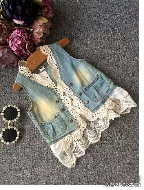 孩子的衣服不用買，幾條舊牛仔褲改造，穿都穿不完！（附教程）