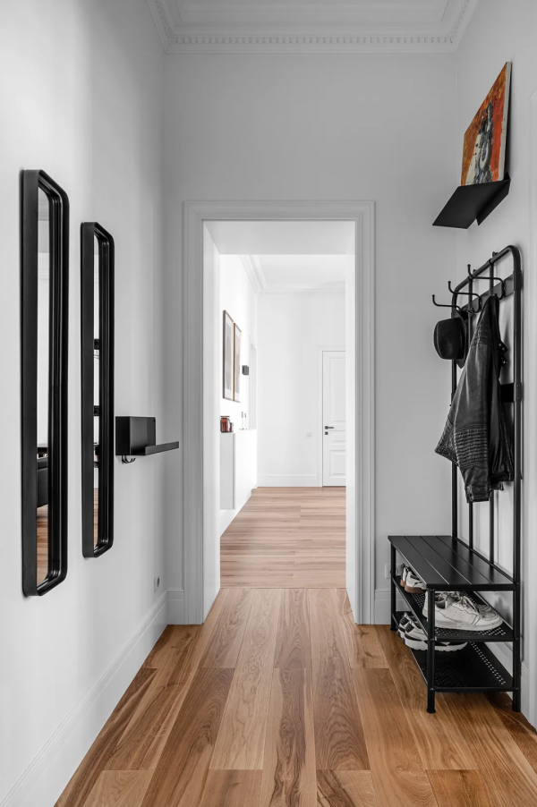 80平方兩居室裝修案例,黑白配+金屬點綴,簡約高階 80平方兩居室裝修案例,黑白配+金屬點綴,簡約高階