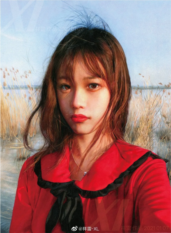 清華美院男神，被稱彩鉛界“冷軍”！他筆下的美少女令人牽魂夢繞