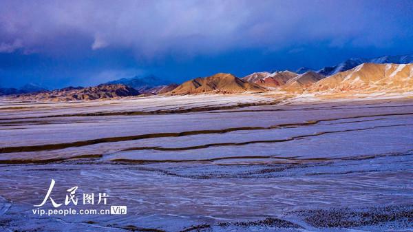 甘肅阿克塞：祁連山國家公園雪後景色美