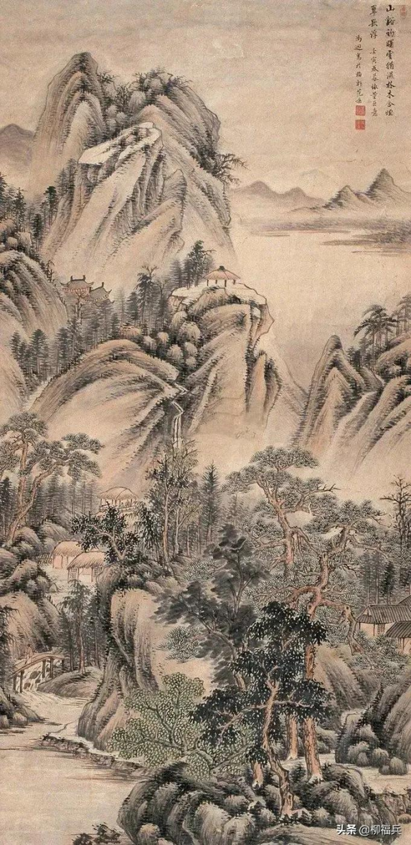 三十幅名家山水中堂，太養眼了