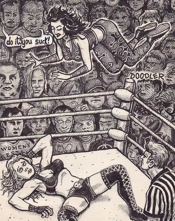 一張未畫完的美女畫像，在畫家的筆下變成了跌宕起伏漫畫故事