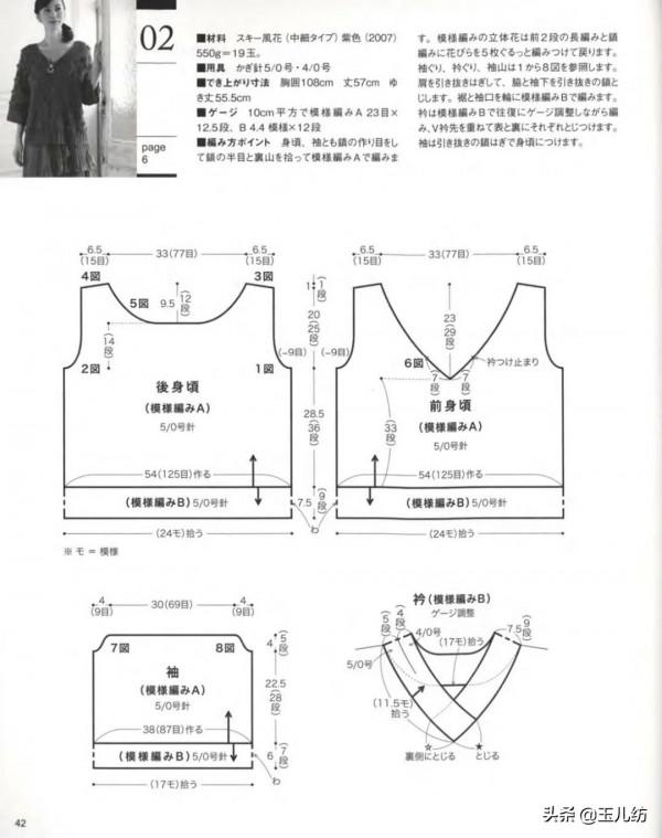 2021秋冬毛衣編織花樣圖案25款，漂亮又大氣