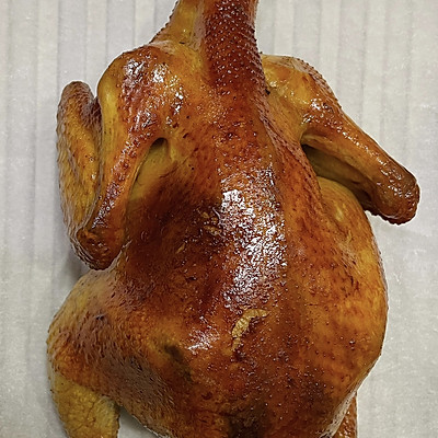 外焦裡嫩爆汁烤全雞-烤箱版