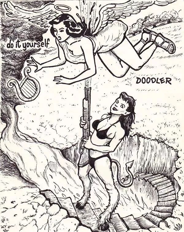 一張未畫完的美女畫像，在畫家的筆下變成了跌宕起伏漫畫故事