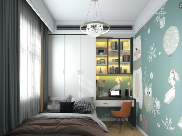 69㎡兩室一廳小戶型，也能搭出輕法式