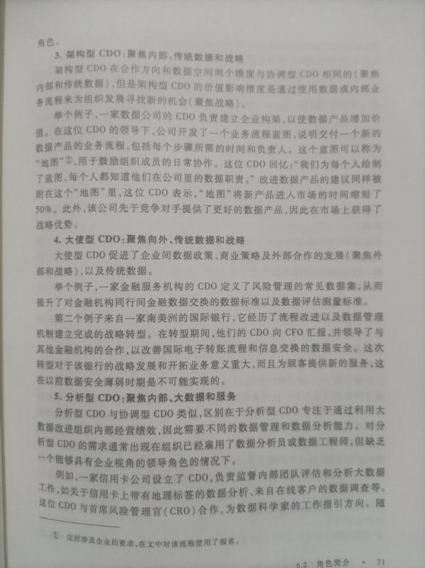 大資料領導-首席資料官