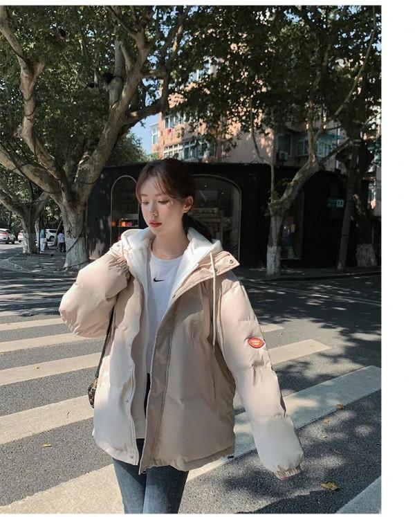 羽絨棉服女冬裝寬鬆棉襖2021年新款冬季韓版加厚學生短款棉衣外套
