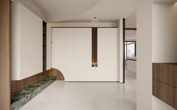 柔和的現代白色內飾,帶有泥土氣息,讓人聯想到溫暖和清新的時刻 柔和的現代白色內飾,帶有泥土氣息,讓人聯想到溫暖和清新的時刻