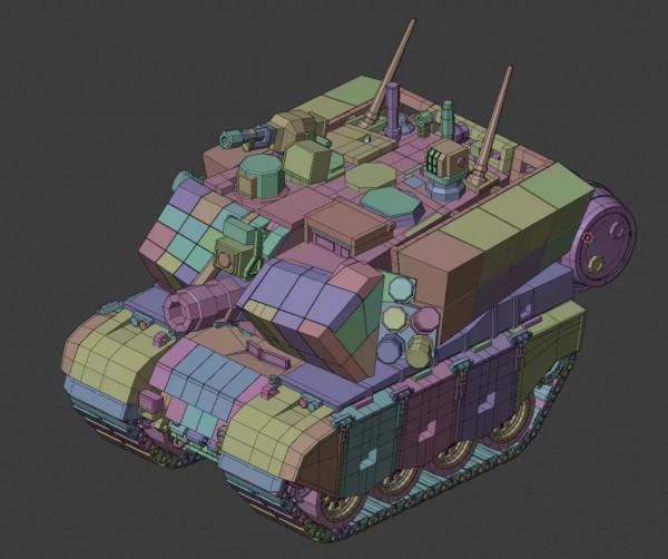 幼年的99a主戰坦克來啦