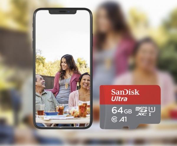 「手慢無」閃迪64GB高速儲存卡限時送29元移動卡