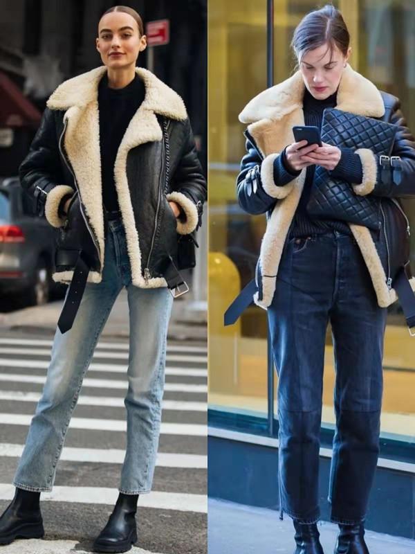 天冷後呢大衣不受寵,皮毛一體的外套才“真香”,保暖時尚又帥氣 天冷後呢大衣不受寵,皮毛一體的外套才“真香”,保暖時尚又帥氣