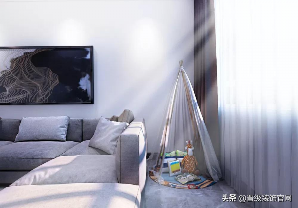 白與灰的碰撞交融：100m2 港式家居的瀟灑寫意