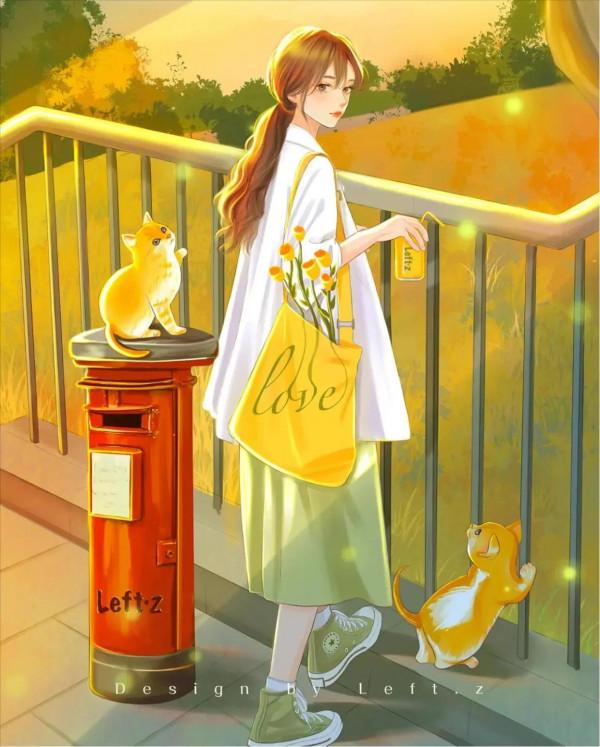 治癒漫畫，愛生活，愛自己，做個寶藏女孩