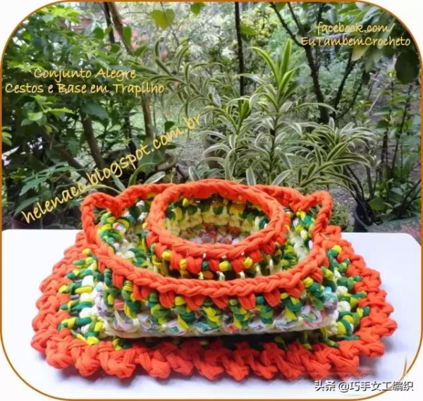 舊T恤以後不要扔,教你鉤成24種收納籃,美到眼花繚亂!(附針法圖解