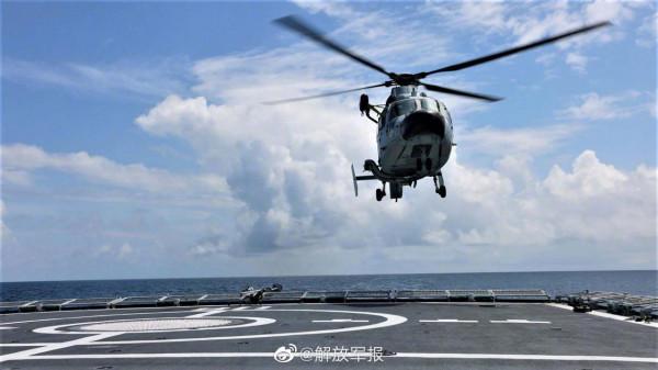 海軍第39批護航編隊航渡途中開展針對性訓練