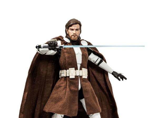 Sideshow歐比旺將軍1/6可動人偶,星球大戰世界的白甲銀槍上將軍 Sideshow歐比旺將軍1/6可動人偶,星球大戰世界的白甲銀槍上將軍