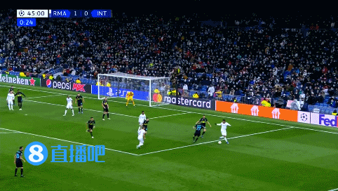 歐冠-克羅斯阿森西奧世界波巴雷拉染紅 皇馬2-0十人國米鎖定小組第一