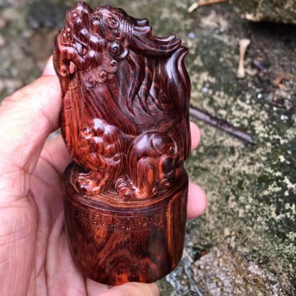 海黃紫油梨老料招財貔貅