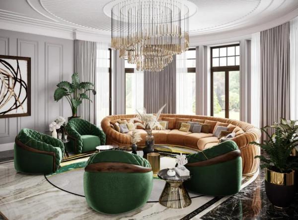 1100㎡奢華精緻的現代豪宅，室內裝飾太華麗，簡直讓人挪不開眼