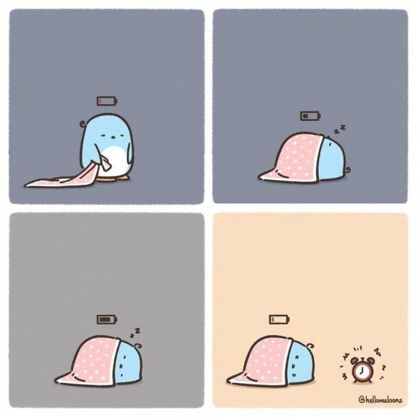 ​插畫家畫出了一隻企鵝的生活,平凡又真實,像極了你和我 ​插畫家畫出了一隻企鵝的生活,平凡又真實,像極了你和我