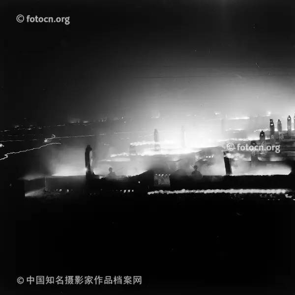 珍貴老照片 1958年安徽大鍊鋼鐵 火熱的勞動場面