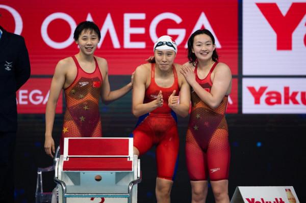 游泳——阿布扎比短池世錦賽:中國隊奪得女子4×200米自由泳接力銅牌 游泳——阿布扎比短池世錦賽:中國隊奪得女子4×200米自由泳接力銅牌