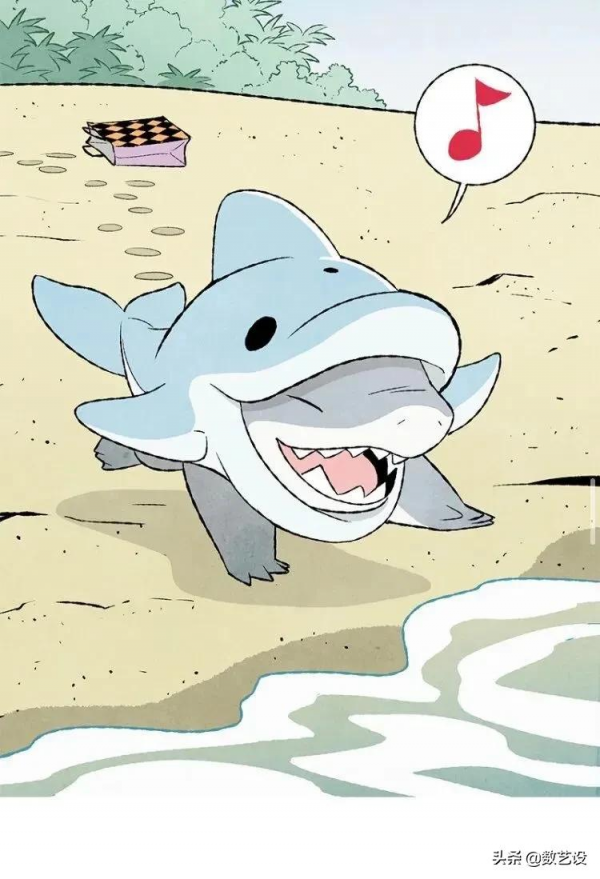 這是鯊魚?漫威的鯊鯊Jeff的一個“魚”作品,也太萌了吧 這是鯊魚?漫威的鯊鯊Jeff的一個“魚”作品,也太萌了吧