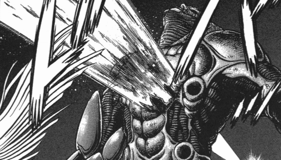 高屋良樹科幻漫畫《強殖裝甲》：歷數克諾斯十二獸神將們的末日