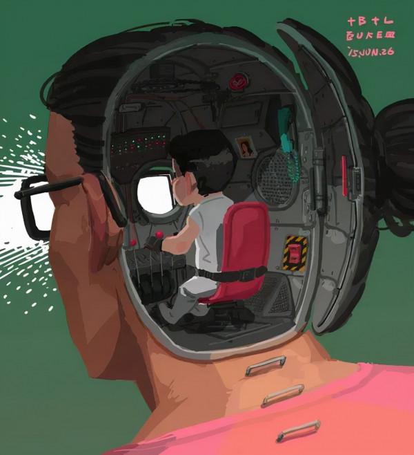 會畫畫的爸爸,太暖了 會畫畫的爸爸,太暖了