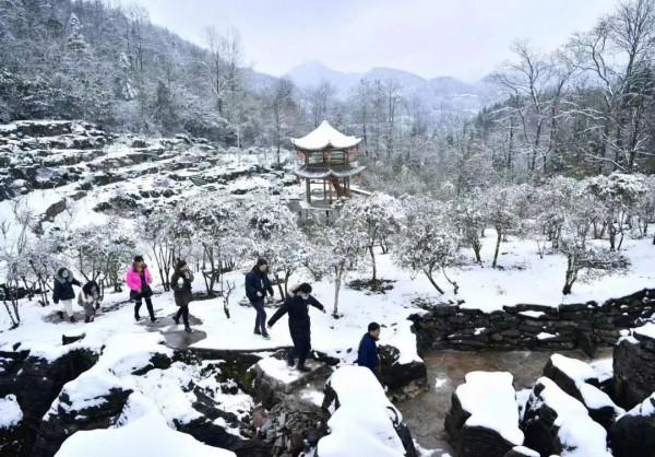 恰似北國風光，浪漫宣恩瑞雪入景好搶眼！