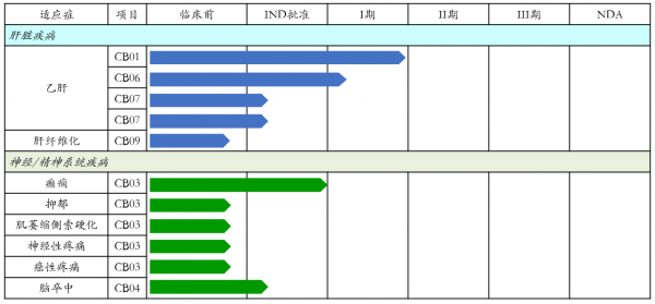 在研乙肝新藥CB06-036，IND獲FDA批准，計劃明年初開始1期研究