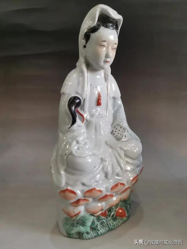 民國粉彩觀音菩薩鑑賞