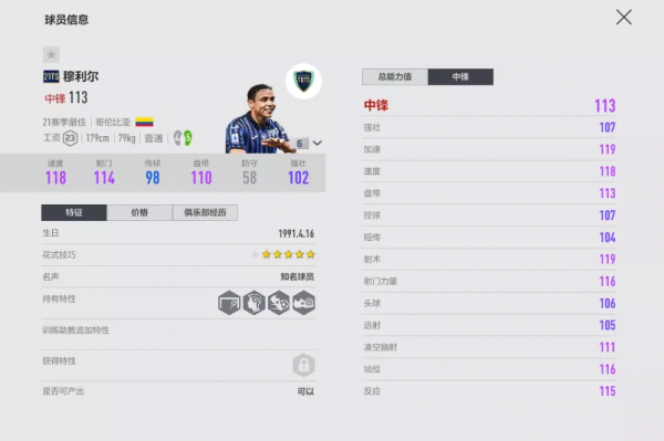 FIFA ONLINE 4 現役超級快馬球員一覽 FIFA ONLINE 4 現役超級快馬球員一覽