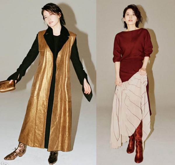 47歲俞飛鴻真美！僅僅是穿了件深V領長裙，滿屏都散發著女人味