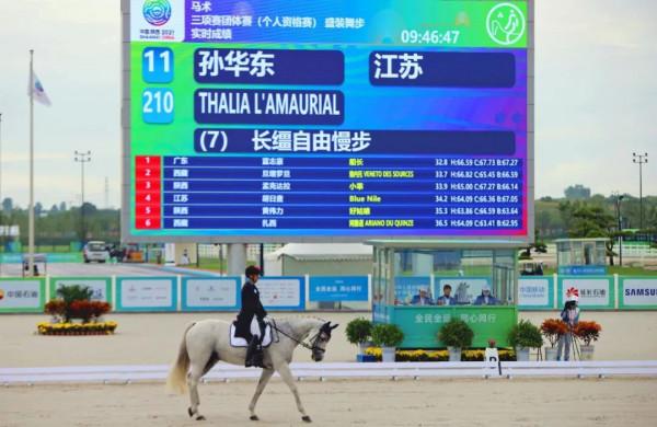 聚焦全運丨馬術三項賽 廣東隊團體領跑